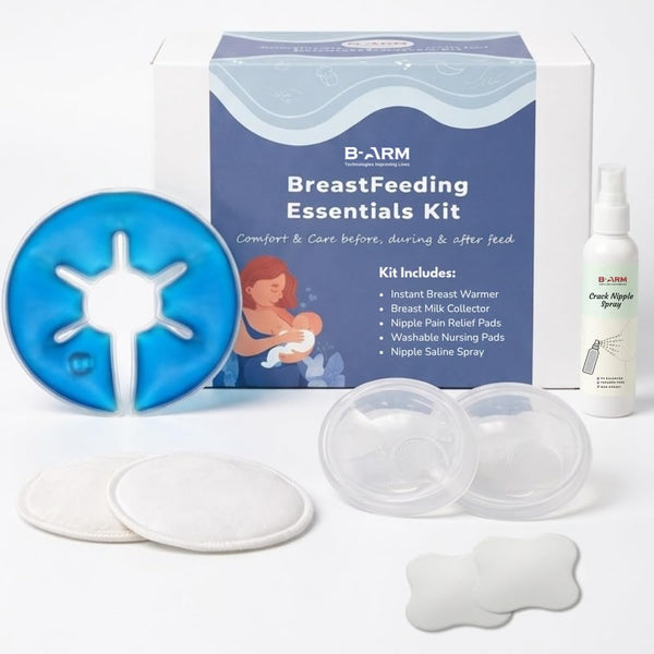 Breastfeeding Essential Kit for Mothers — Lactation & Nipple Care (14 pcs)