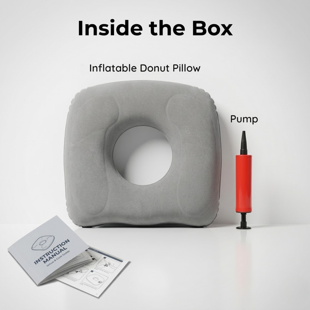 Inflatable Donut Pillow for Postpartum Recovery