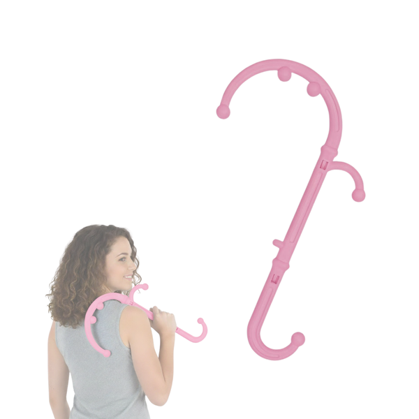 Self Hook Therapy Stick (Pink) - Deep Tissue Trigger Point Massage Stick