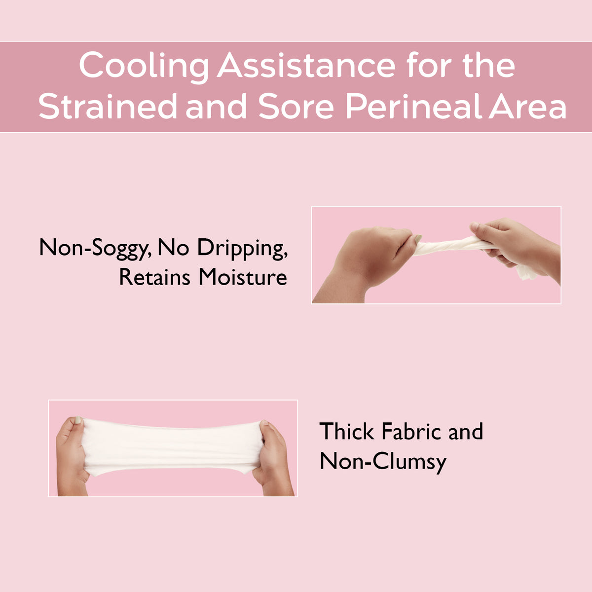 Perineal Cooling Pad Liners with Witch Hazel (25 count)