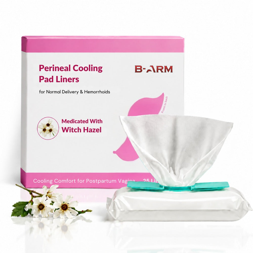 Perineal Cooling Pad Liners with Witch Hazel (25 count)