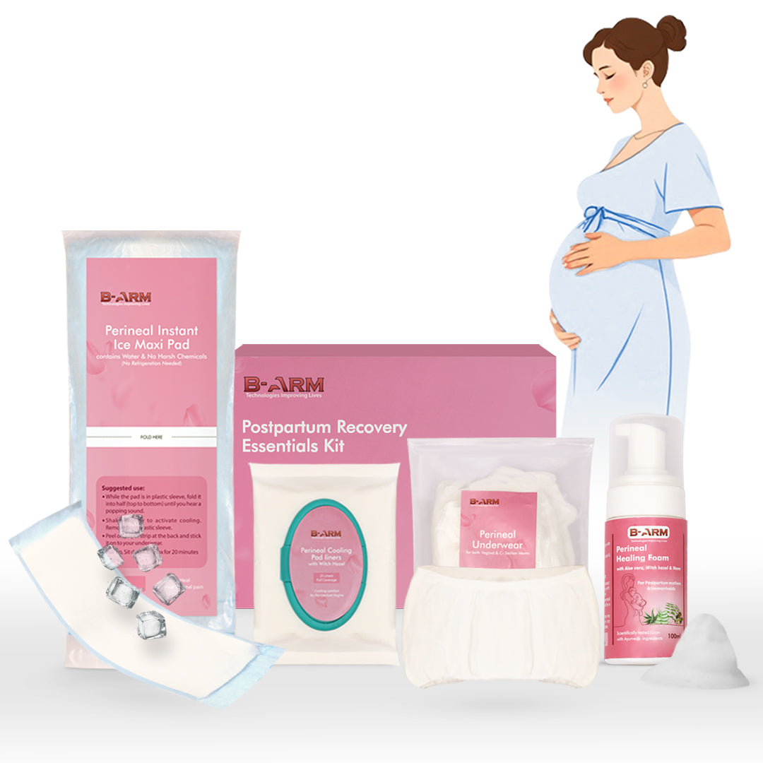 Postpartum Recovery Essentials kit for Mothers — Normal Delivery Care (10 pcs)
