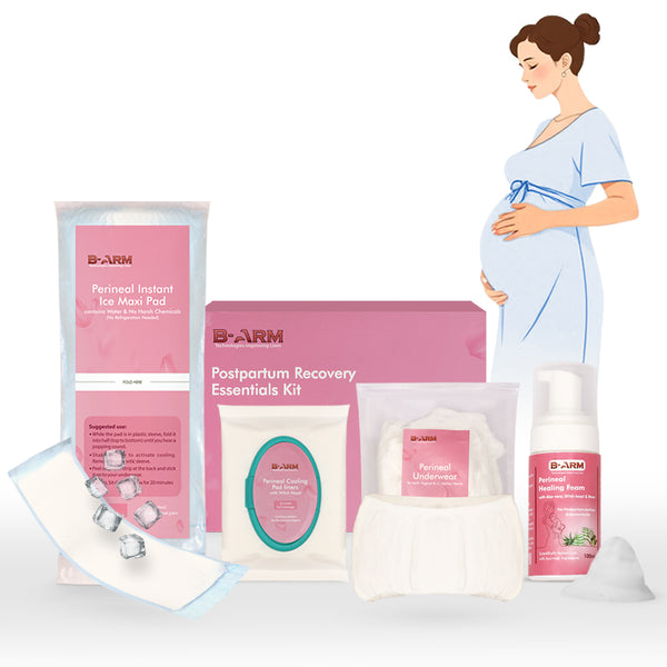 Postpartum Recovery Essentials kit for Mothers — Normal Delivery Care (10 pcs)