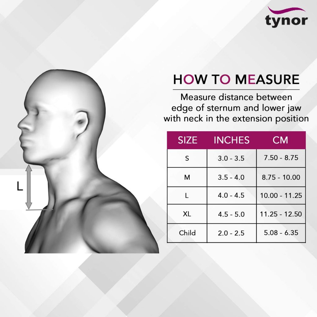 Tynor Cervical Collar With Firm Density (Size: S,M,L,CH) - B-Arm Medical