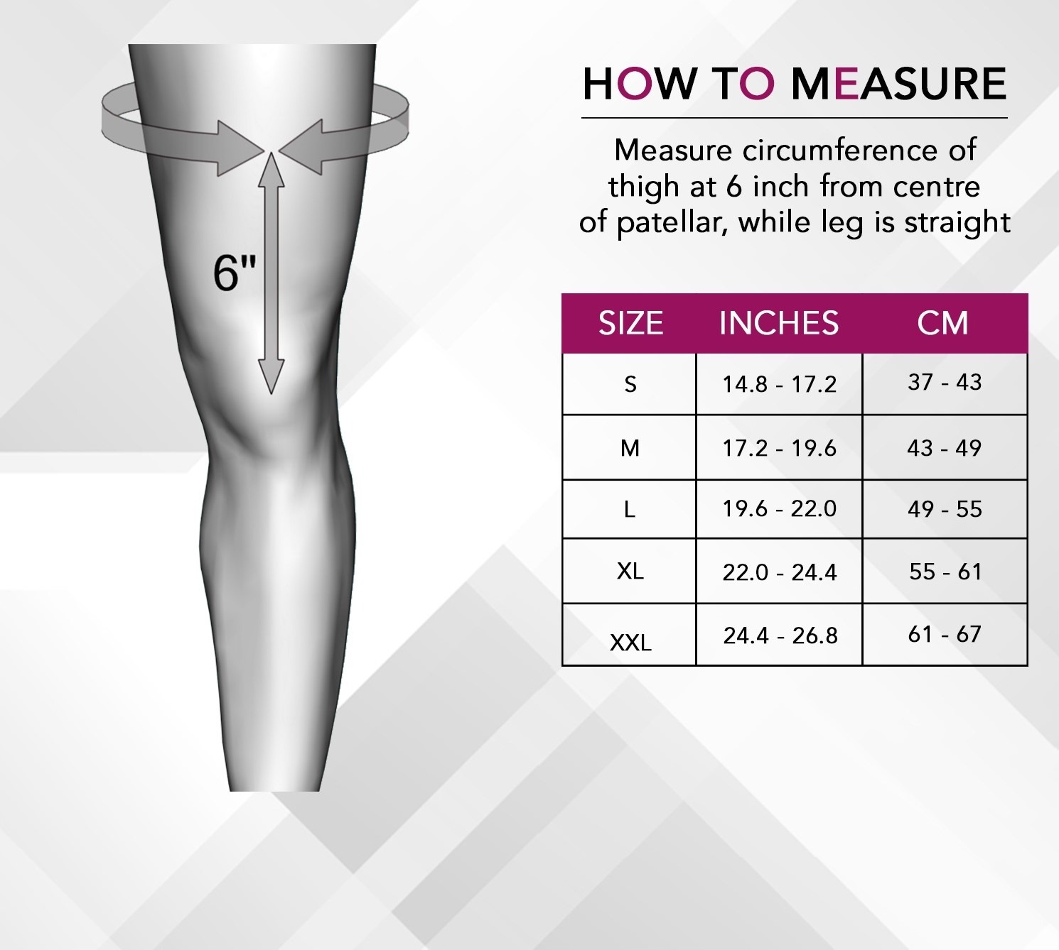 Tynor Functional Knee Support (Size S,M,L,XL,XXL) BArm Medical