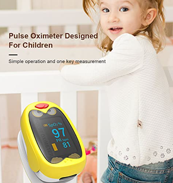 Pulse Oximeter for Kids, USB Rechargeable Blood Oxygen Meter Baby  Available, Portable Pulse Detector Specially Designed for Children | B-Arm  Medical