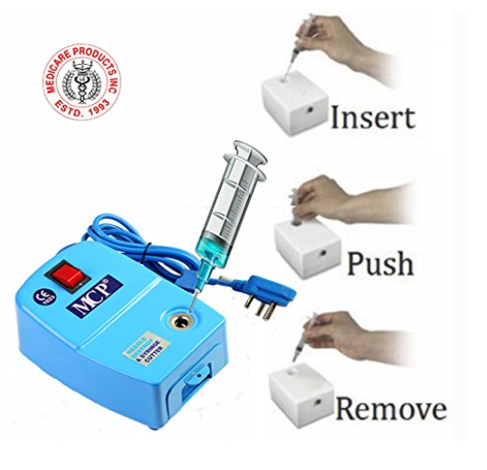 MCP ABS Semi Electric Needle Syringe Destroyer Deluxe BArm Medical