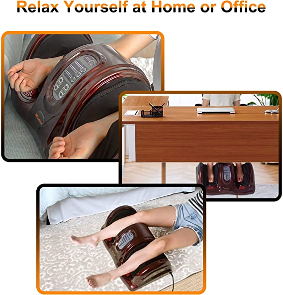 H&B Luxuries Shiatsu Kneading Rolling Foot Massager | B-Arm Medical