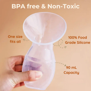 silicone manual breast pump
